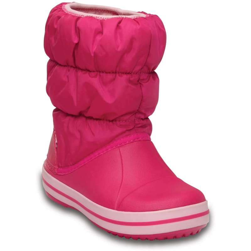 Crocs Kids’ Winter Puff Boot Candy Pink