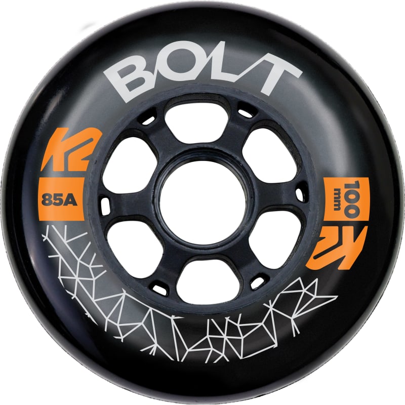 K2 Bolt 100 Mm / 85a 4-wheel Pack Black