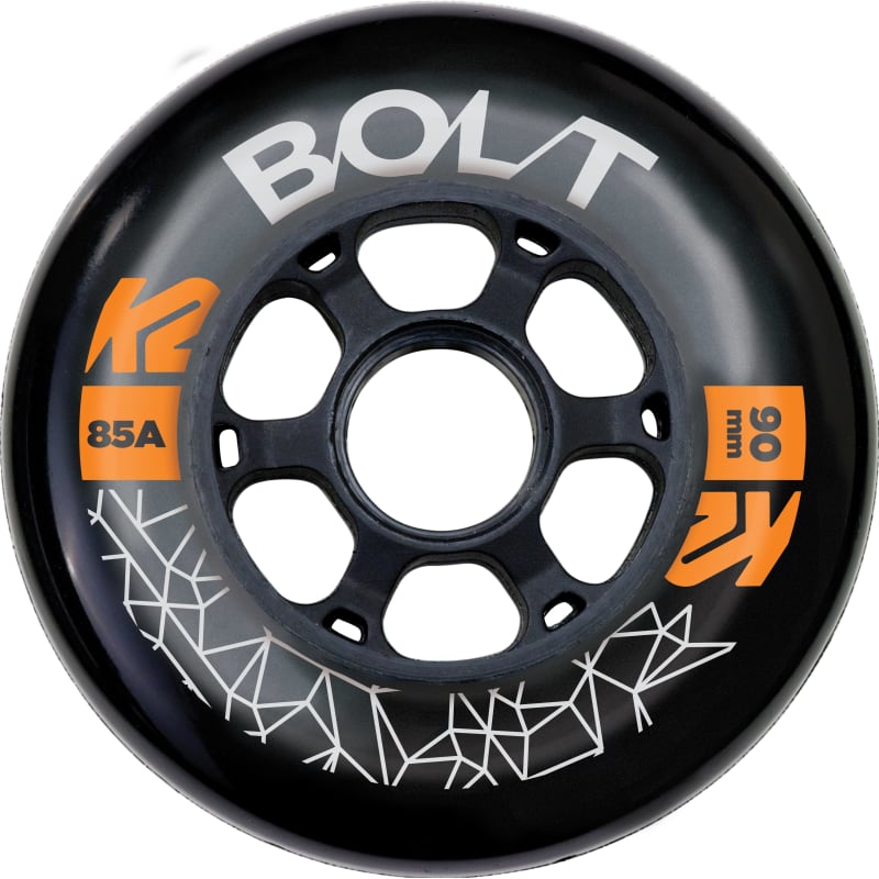 K2 Bolt 90 Mm / 85a 4-wheel Pack Black