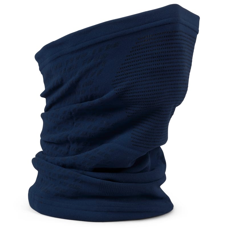 GripGrab Freedom Seamless Warp Knitted Neck Warmer Navy Blue