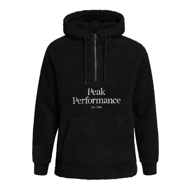 Peak Performance Men’s Original Pile Zip Hood Black