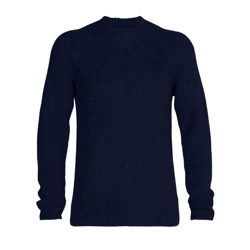 Icebreaker Men’s Merino Hillock Funnel Neck Sweater Midnight Navy/Royal Navy