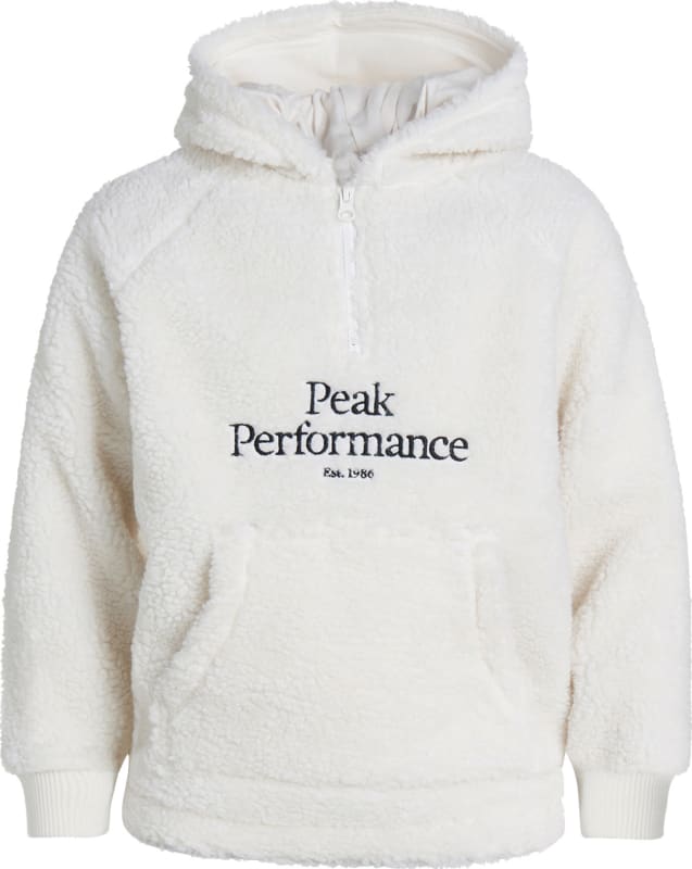 Peak Performance Junior Original Pile Half Zip Offwhite