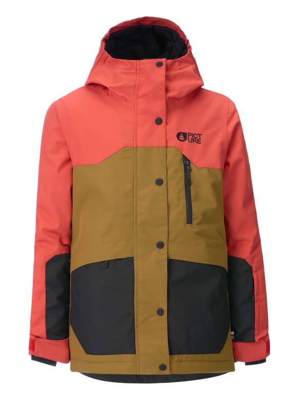Picture Organic Clothing Kids’ Weeky Jacket Hot Coral/Black