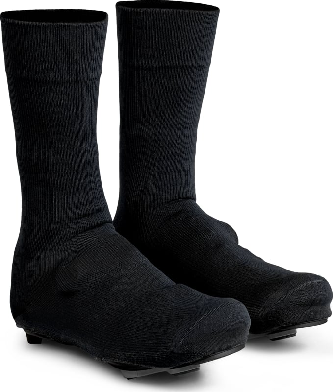 GripGrab Flandrien Waterproof Knitted Road Shoe Covers Black