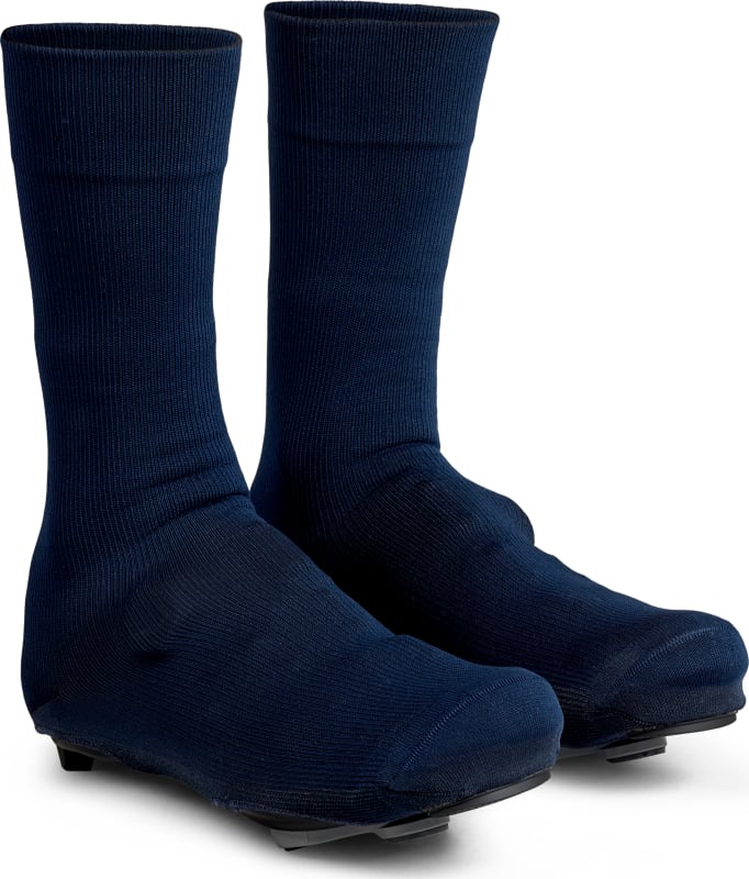 GripGrab Flandrien Waterproof Knitted Road Shoe Covers Navy Blue