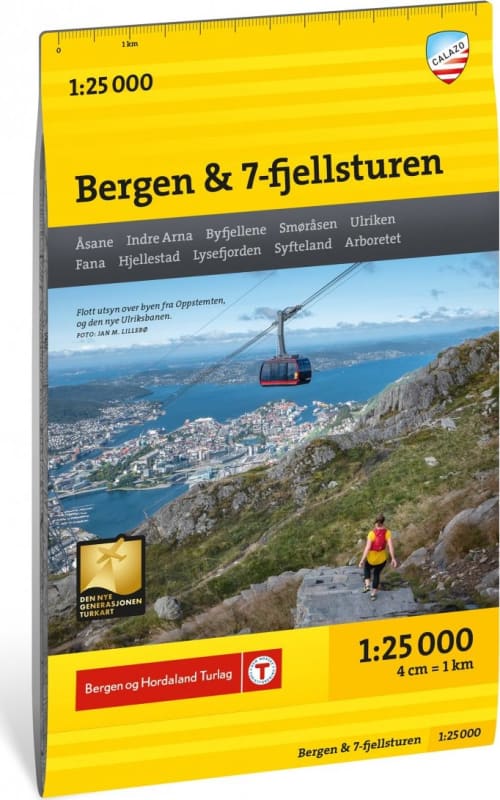Stikart Bergen 1:25.000