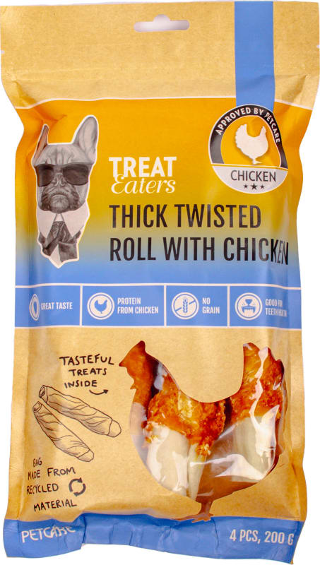 Twisted Chicken Roll 4 Pcs