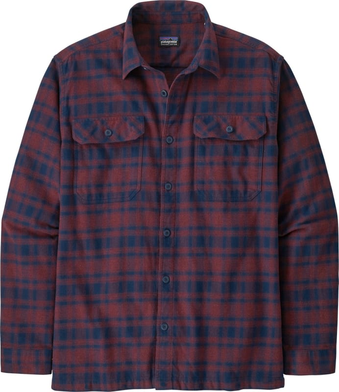 Men’s Long Sleeve Organic Cotton Midweight Fjord Flannel Shirt