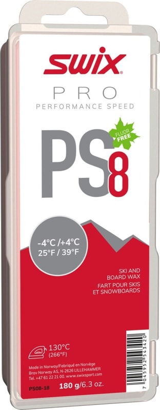 swix PS8 Red -4°C/+4°C 180g