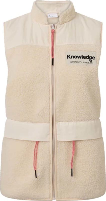 Knowledge Cotton Apparel Women’s Teddy Colorblock Vest