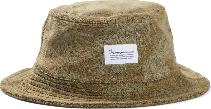 Knowledge Cotton Apparel Terry Printed Buckle Hat