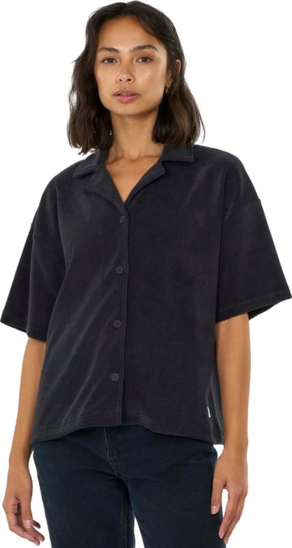 Women's Woven Terry Short Sleeve Shirt