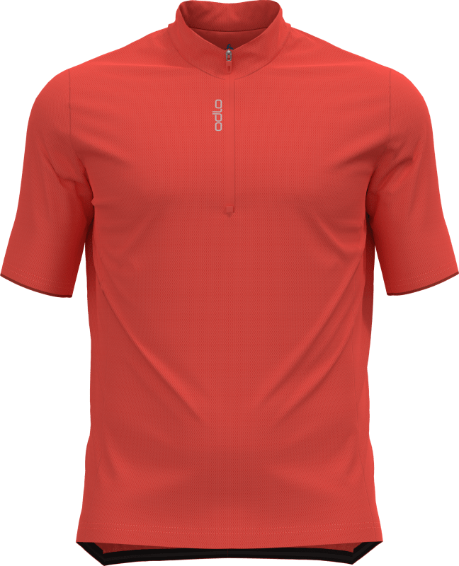 Men’s T-shirt S/U Collar S/S 1/2 Zip Essential