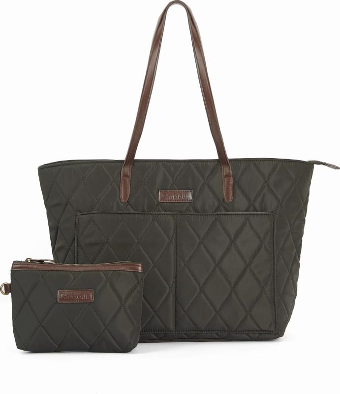 Barbour Quilted Tote Bag