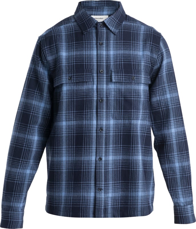 Men’s Dawnder Long Sleeve Flannel Shirt Plaid