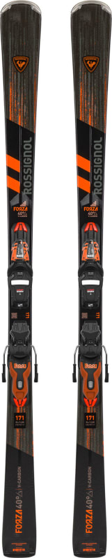 Men’s On Piste Skis Forza 40D V-CA Retail + Xpress 11 GW B83 Black Orange