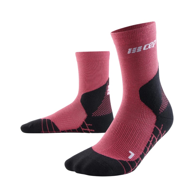 Women’s Hiking Light Merino Mid Cut Compression Socks