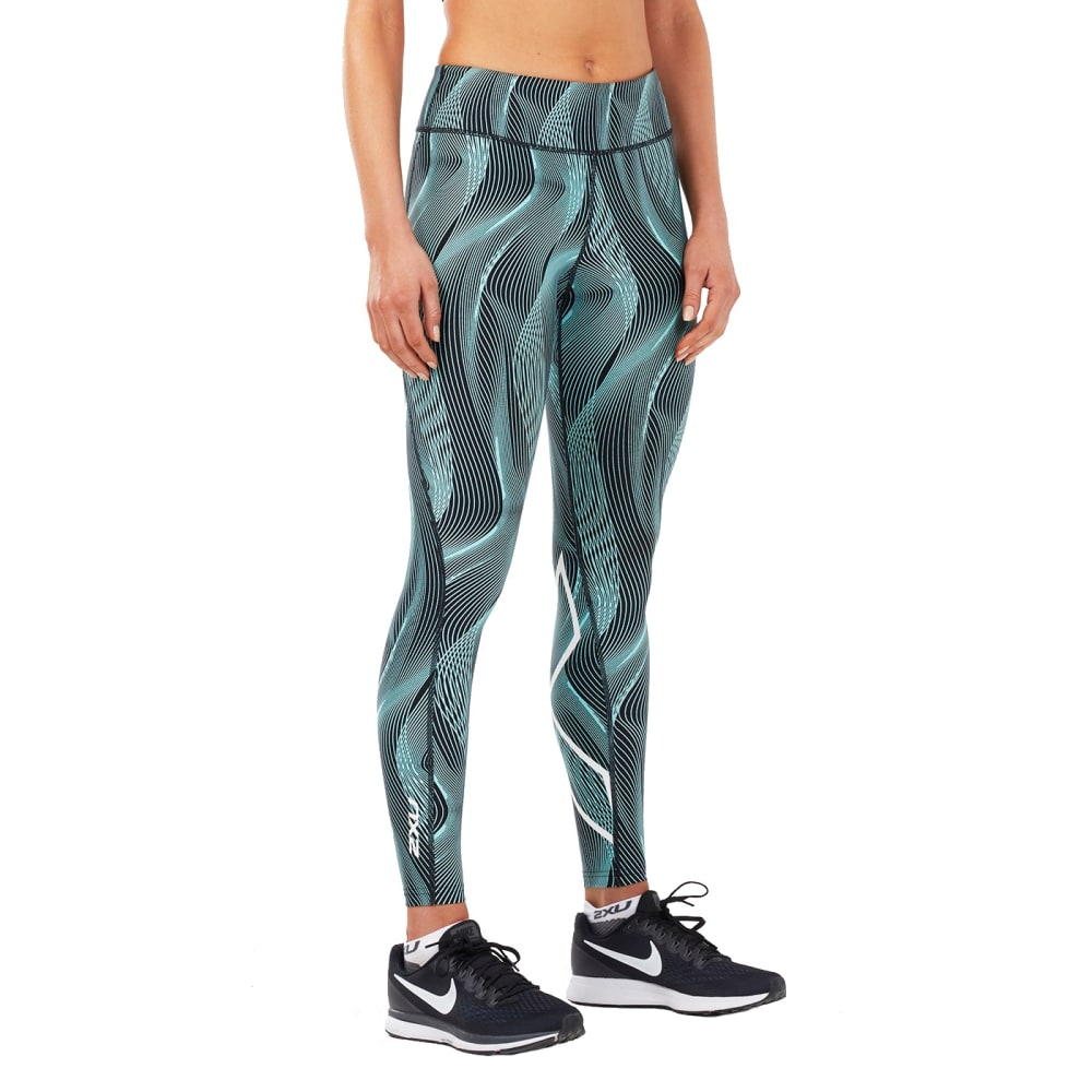 En del kapillærer rulletrappe Buy 2XU Women's Mid-Rise Print Compression Tights from Outnorth