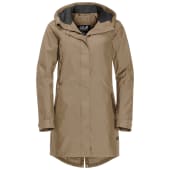 Kauf Regenbekleidung Damen bei Outnorth Jack Wolfskin Monterey Coat Women sand dune ab 199,90