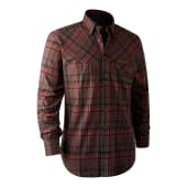 Kjøp Jaktskjorter fra Outnorth Härkila Newton LS Skjorte Dark Burnt Orange Check