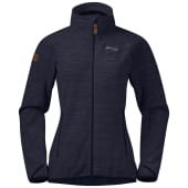Kjøp Bergans Hiking fra Outnorth Bergans Hareid NoHood Fleece Jacket Women red melangesolid
