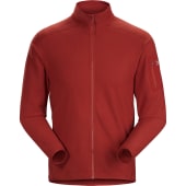 Kjøp Fleecegensere fra Outnorth Bergans Hareid NoHood Fleece Jacket Women red melangesolid