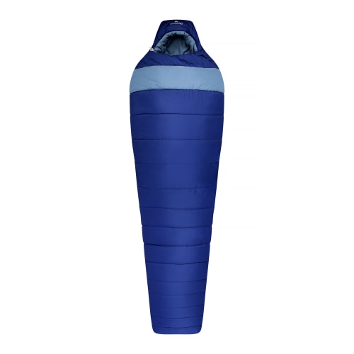 Blue sleeping bag