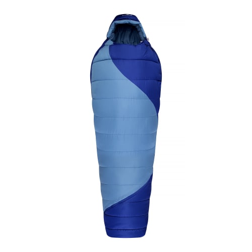Blue sleeping bag