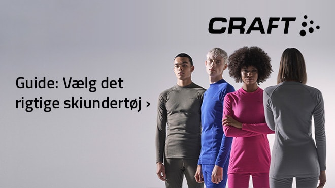 skrædder spænding Glat Craft undertøj, jakker og sportstøj til alle | Outnorth.dk