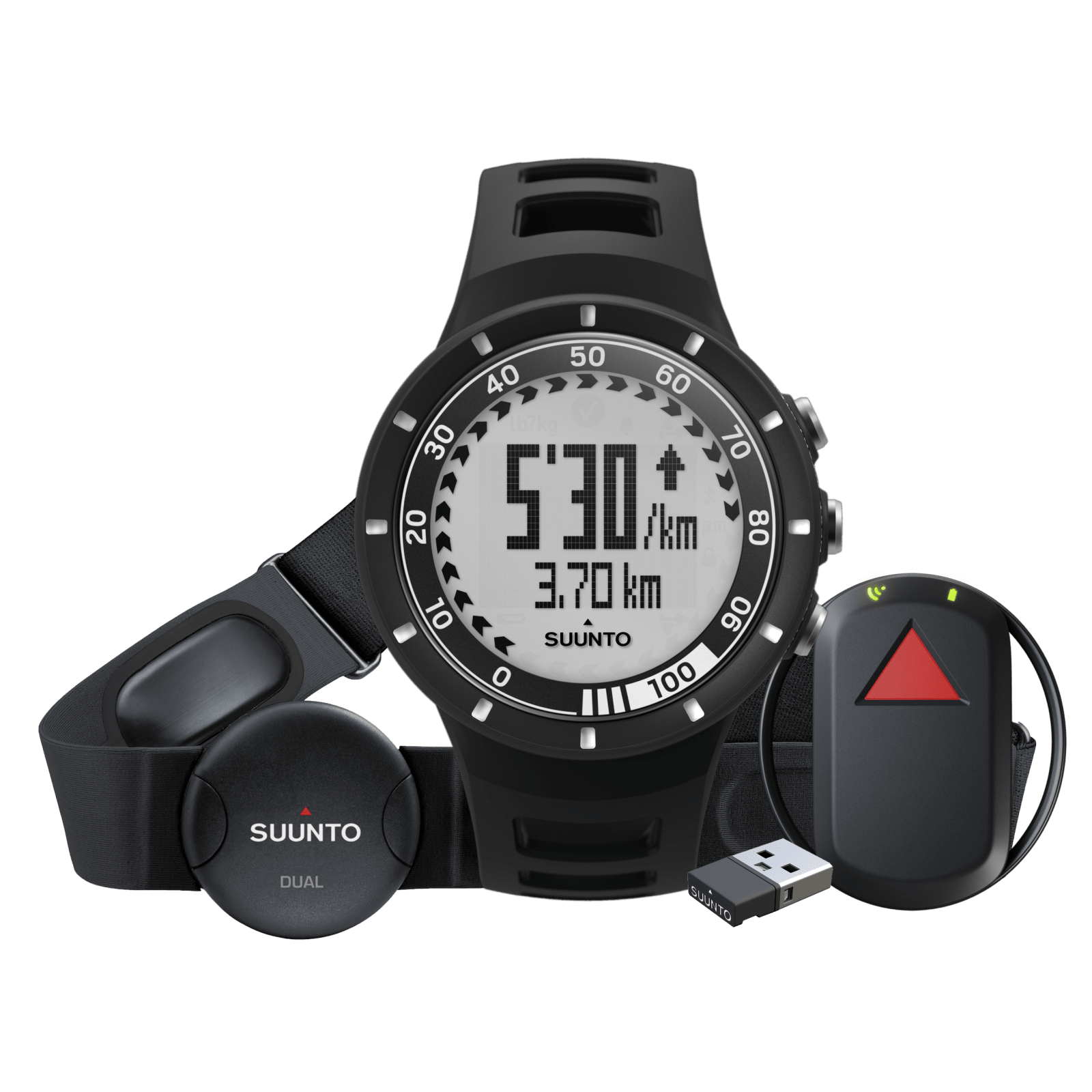 suunto quest black gps pack