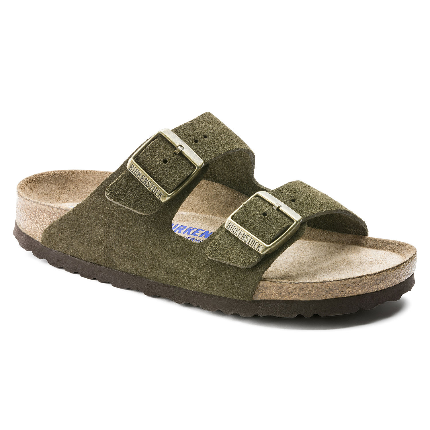 birkenstock arizona soft bed suede