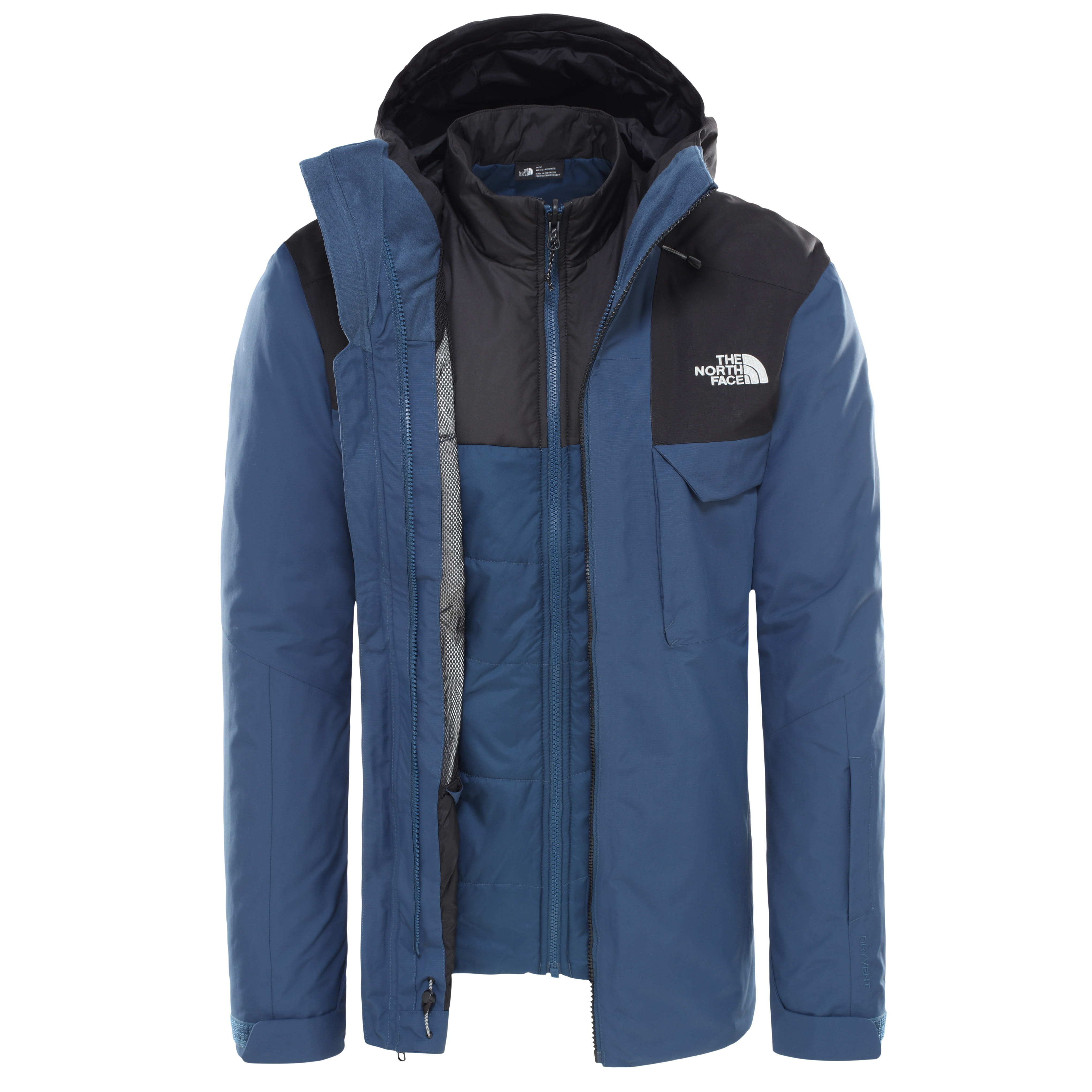 north face triclimate coat